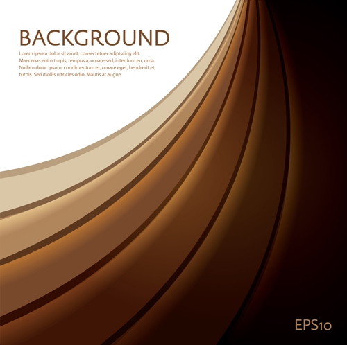 Brown wavy background vector Brown wavy background vector
