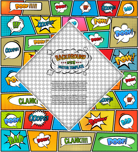 Cartoon, speech, bubbles, background, template, Cartoon, speech, bubbles, background, template,
