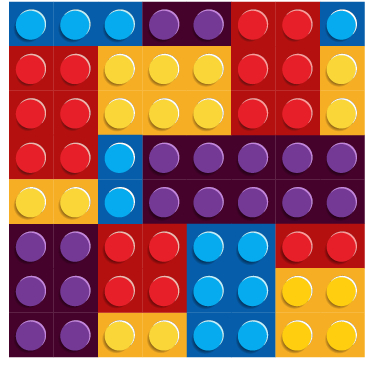 Colored round dot vector background graphic Colored round dot vector background graphic