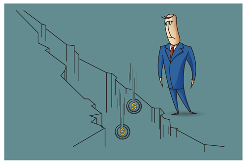 Funny people with finance template vector 07