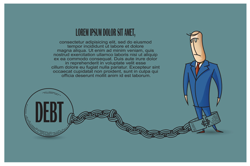 Funny people with finance template vector 12 Funny people with finance template vector 12