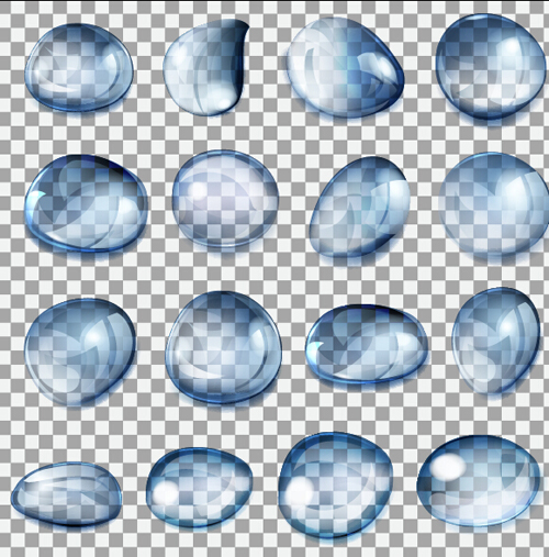 Illustration water drop vector material 03 Illustration water drop vector material 03
