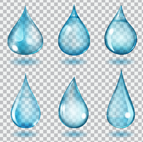 Illustration water drop vector material 04 Illustration water drop vector material 04