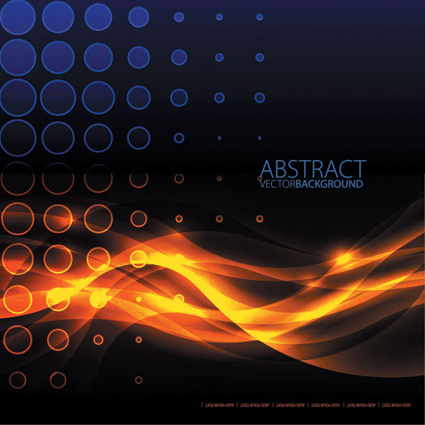 Orange glare background 5 Vector graphic
