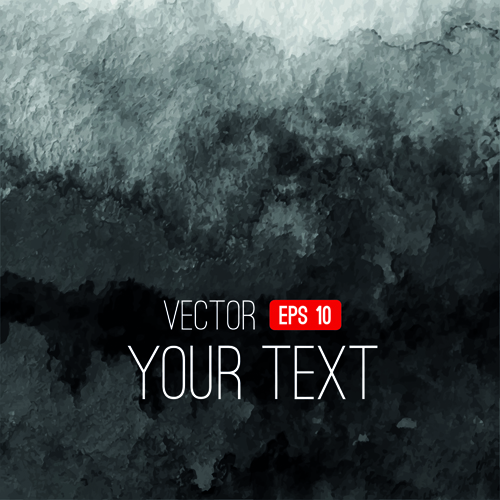 Black Ink water background set 01 vector Black Ink water background set 01 vector