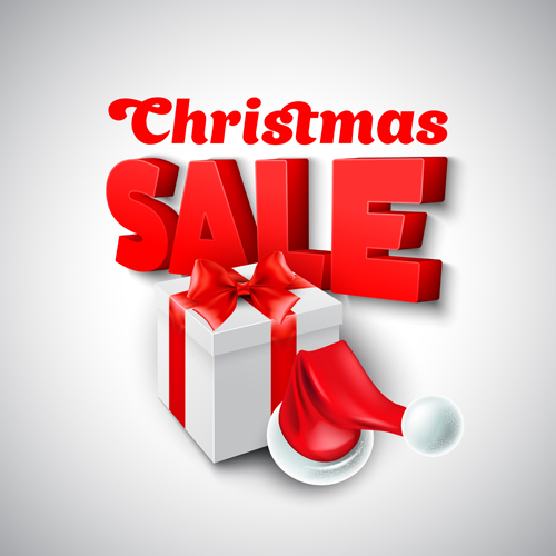 Christmas discounts sale vector material 01 Christmas discounts sale vector material 01