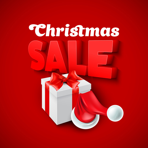 Christmas discounts sale vector material 02 Christmas discounts sale vector material 02