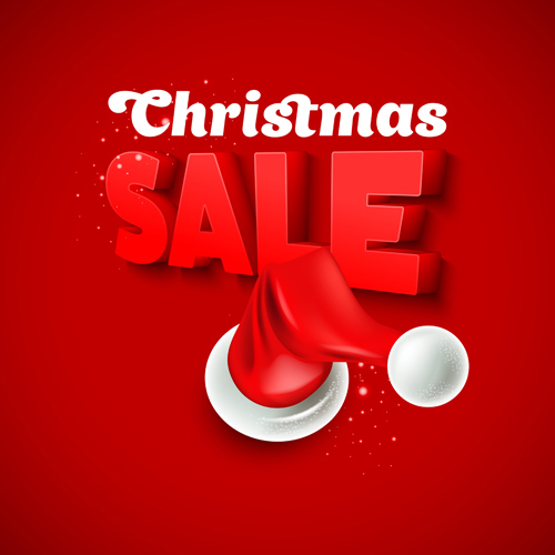 Christmas discounts sale vector material 03 Christmas discounts sale vector material 03