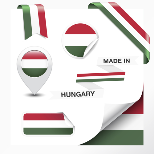 Different countries flag sticker with ribbon vector 05 Different countries flag sticker with ribbon vector 05