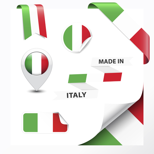 Different countries flag sticker with ribbon vector 10 Different countries flag sticker with ribbon vector 10
