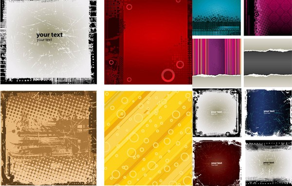 Grunge texture retro background vector Grunge texture retro background vector