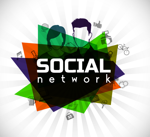 social people network business background business 