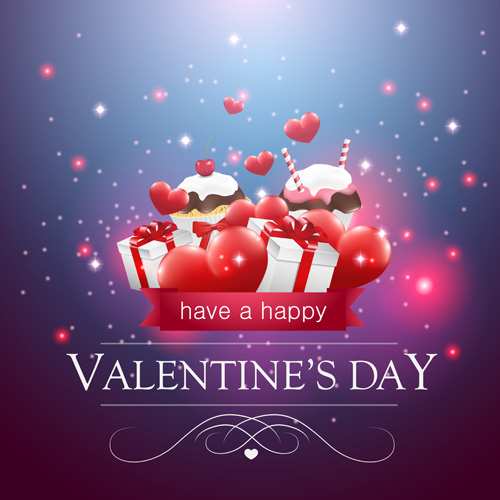 Valentine day red heart backgrounds art vector 07 Valentine day red heart backgrounds art vector 07