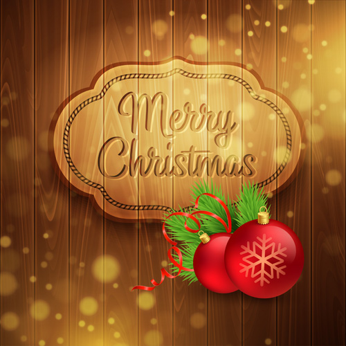 2016 Christmas wooden background vectors 11 2016 Christmas wooden background vectors 11