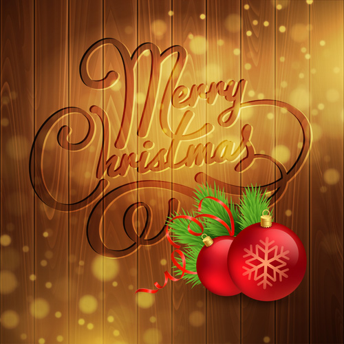 2016 Christmas wooden background vectors 13 2016 Christmas wooden background vectors 13