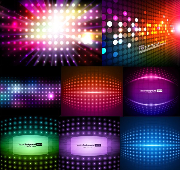 Brilliant light neon background vector Brilliant light neon background vector
