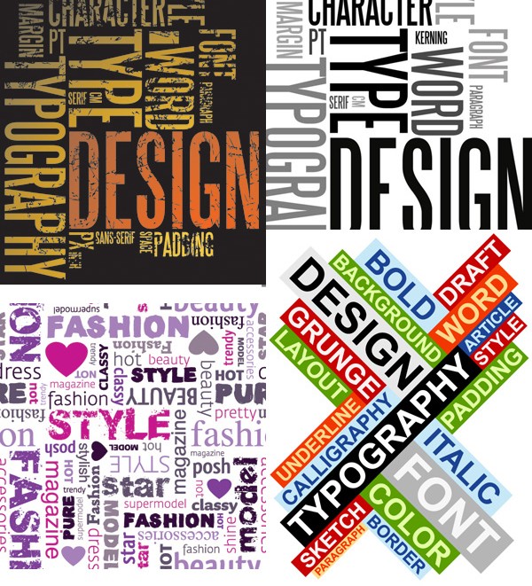 Creative Alphabet background vector Creative Alphabet background vector