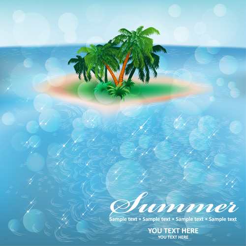 Summer sea background art 01 Summer sea background art 01