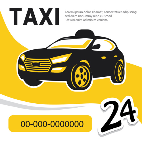 Taxi poster vector poster Taxi poster vector poster