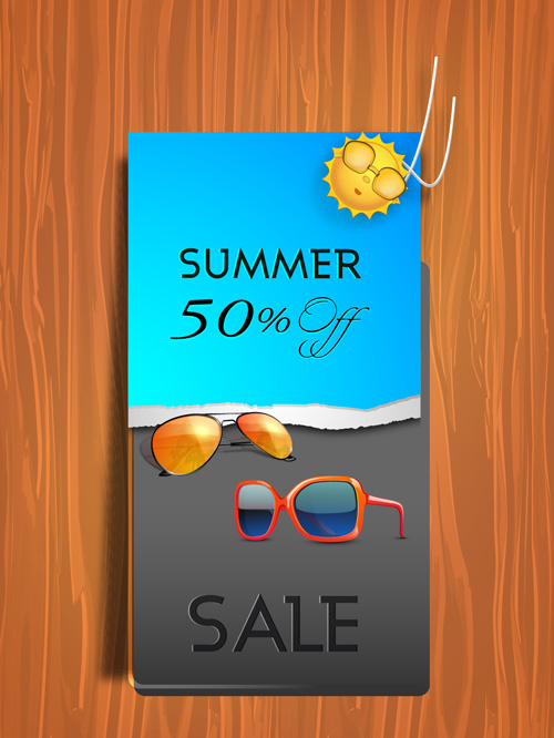 Vector Summer labels set 03 Vector Summer labels set 03