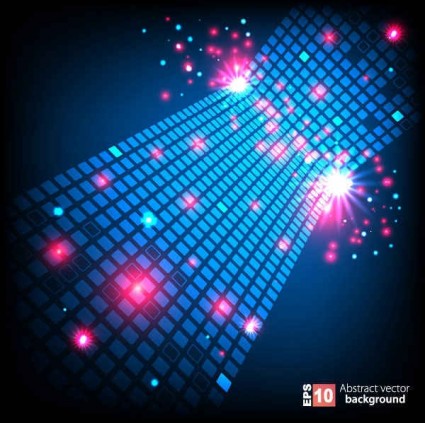 Pixel theme art background vector design 01