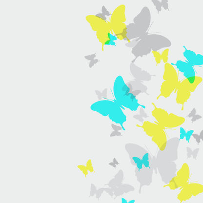 butterflies brushes background vector background 