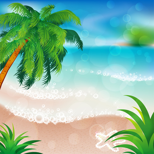 Summer sea background art 02 Summer sea background art 02