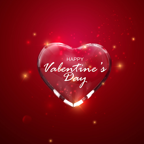 valentines transparent red heart day background 