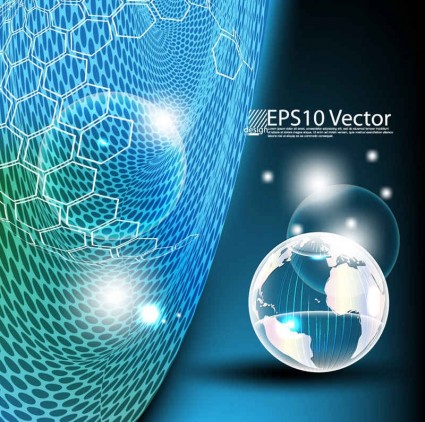 Global technology background vector 01 Global technology background vector 01