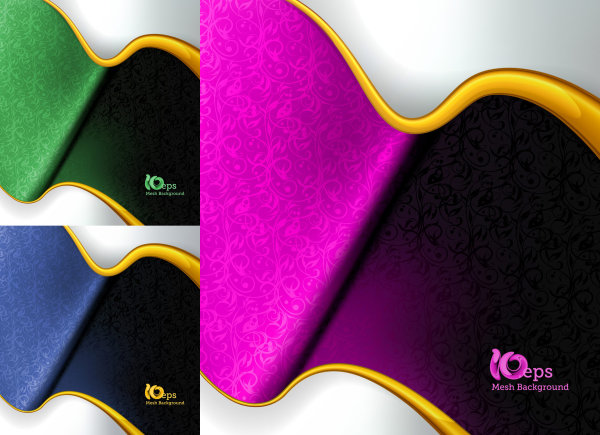 Curve background vector Graphic