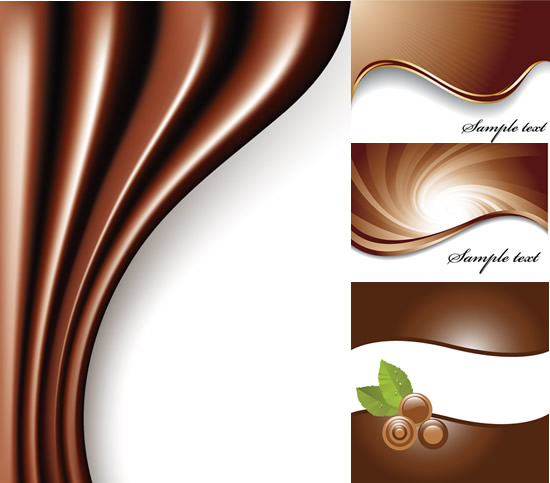coffee color poster background line of motion pictures Chocolate coffee color background chocolate background to download free EPS 