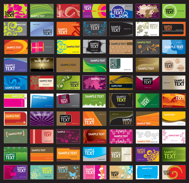 Business card template vector Business card template vector