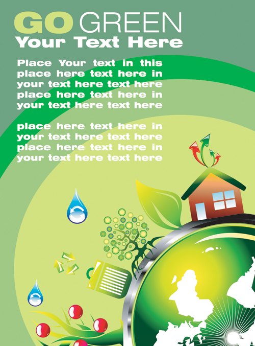 Green style card Green style card