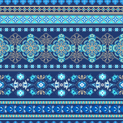 Decor floral ornaments vector material 02 Decor floral ornaments vector material 02