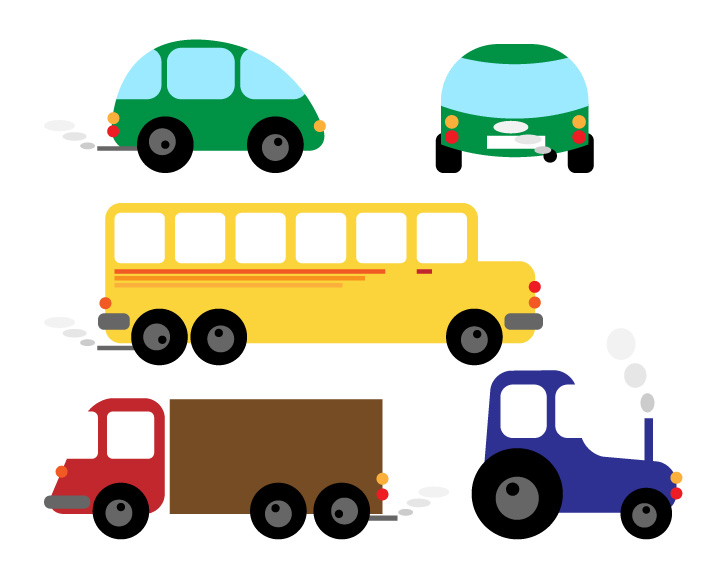 Different cartoon car design vector Different cartoon car design vector