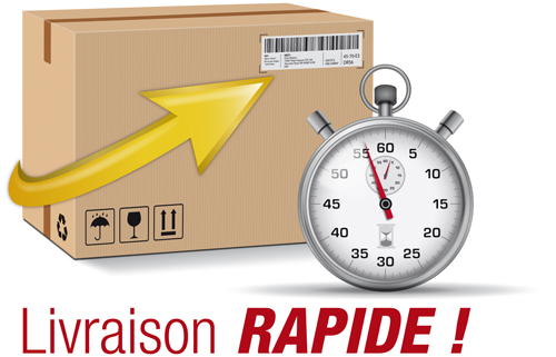 Express delivery poster with cardboard boxes and stopwatch vector 05 Express delivery poster with cardboard boxes and stopwatch vector 05