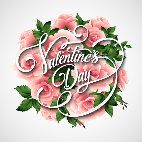 valentines love flower 