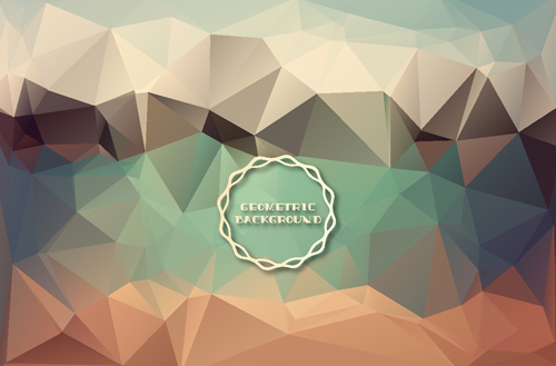 Shiny geometric shapes embossment background vector 05 Shiny geometric shapes embossment background vector 05