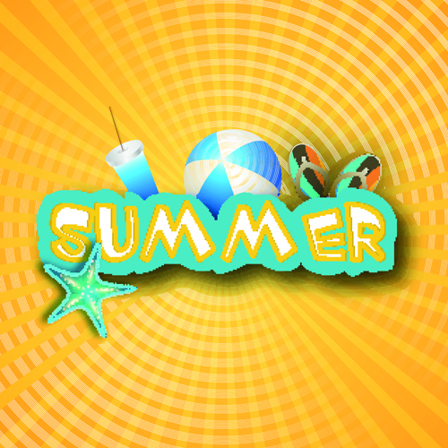 Vector Summer background art 04 Vector Summer background art 04