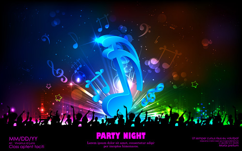 Vector music background 03 Vector music background 03