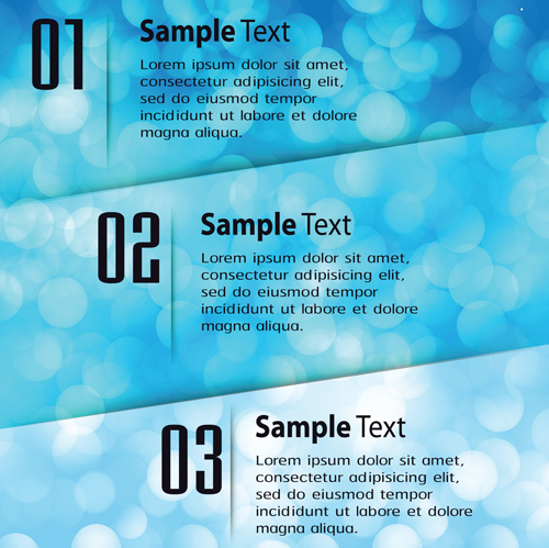 Bumbered business template vectors set 02 Bumbered business template vectors set 02