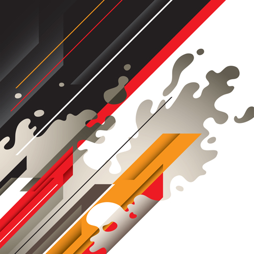 Business designed abstract shapes template vector 03 Business designed abstract shapes template vector 03