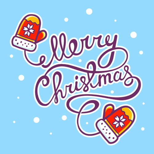 Cartoon styles christmas elements deisng vector 03 Cartoon styles christmas elements deisng vector 03