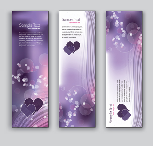 Creative modern banners set vector 07 Creative modern banners set vector 07