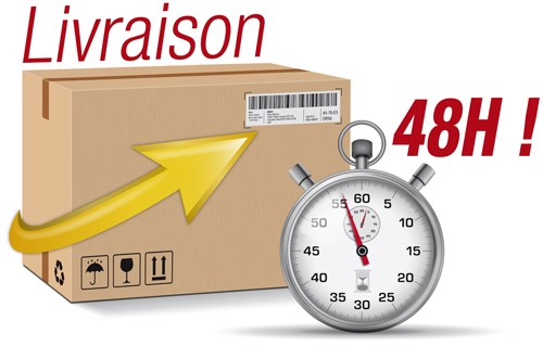 Express delivery poster with cardboard boxes and stopwatch vector 09 Express delivery poster with cardboard boxes and stopwatch vector 09