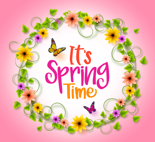 Spring flower beautiful background vector 14 Spring flower beautiful background vector 14
