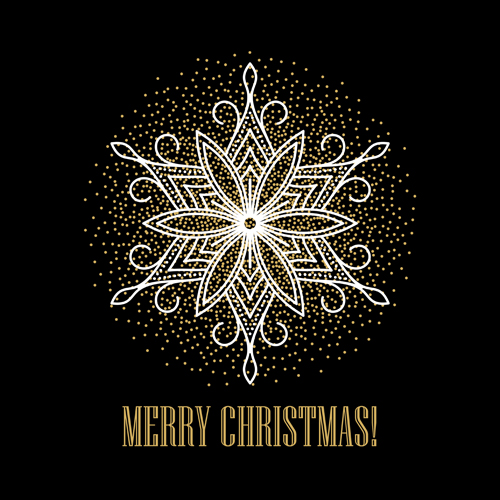 Abstract snowflake christmas christmas vector material 01 Abstract snowflake christmas christmas vector material 01