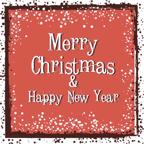 Christmas cards grunge styles vector 04 Christmas cards grunge styles vector 04