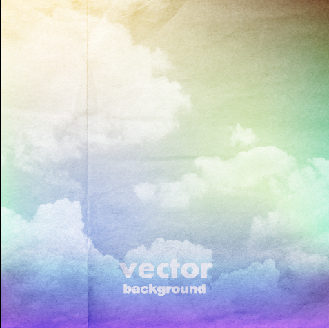 vector background paper Crumpled paper crumpled clouds background 