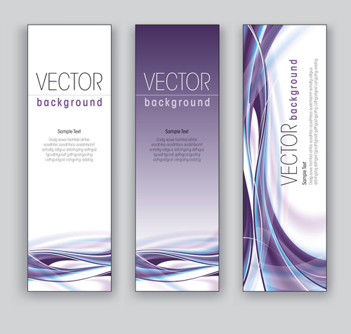 Creative modern banners set vector 03 Creative modern banners set vector 03